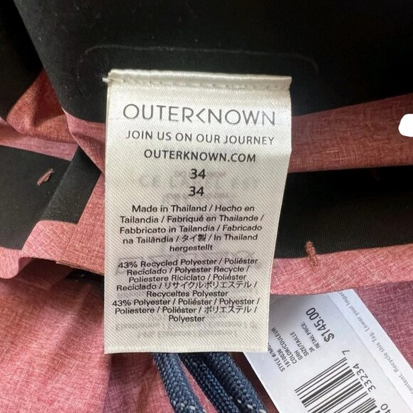 Outerknown Kelly Slater Apex Boardshorts Size 34 Surf Trunks Skin Suit Red NWT - Picture 8 of 15